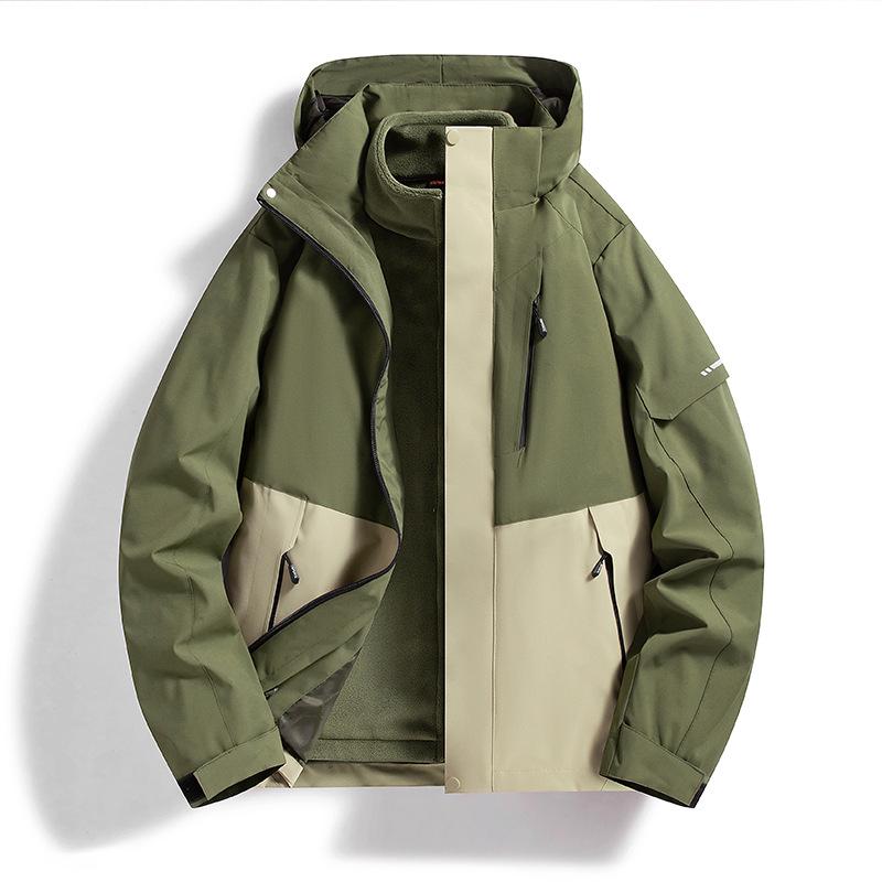 2026 Trendy Windproof & Breathable Outdoor Jacket Set for Couples - Three-in-One Two-Piece for Autumn & Winter