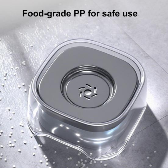 Floating Bowl Transparent Pet Water Dispenser 2000ML Large Capacity Suspended Plate Design Stable Water Surface Pet Dish