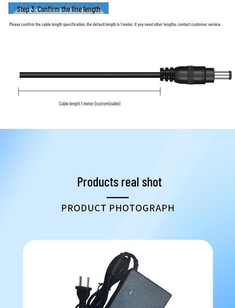 12.6V 5A Outdoor Emergency Charger with LED Light