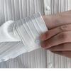 Men's Clothing Spring Autumn Solid Color Long Sleeve Round Neck Button Up Cardigan Shirt Preppy Style Boyfriend Classic Tops