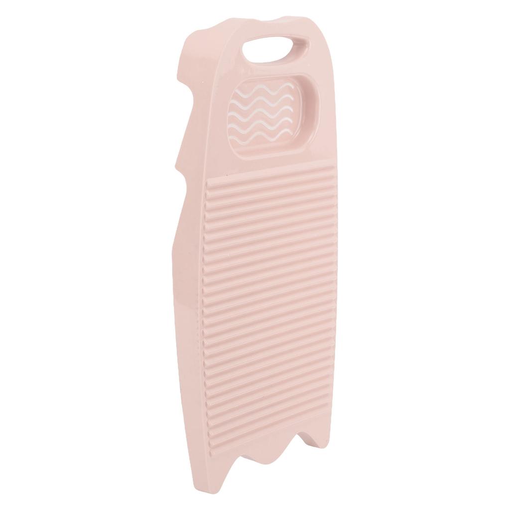 Hand Washboard Plastic Laundry Wash Board with Soap Holder Household Washing Board Pink