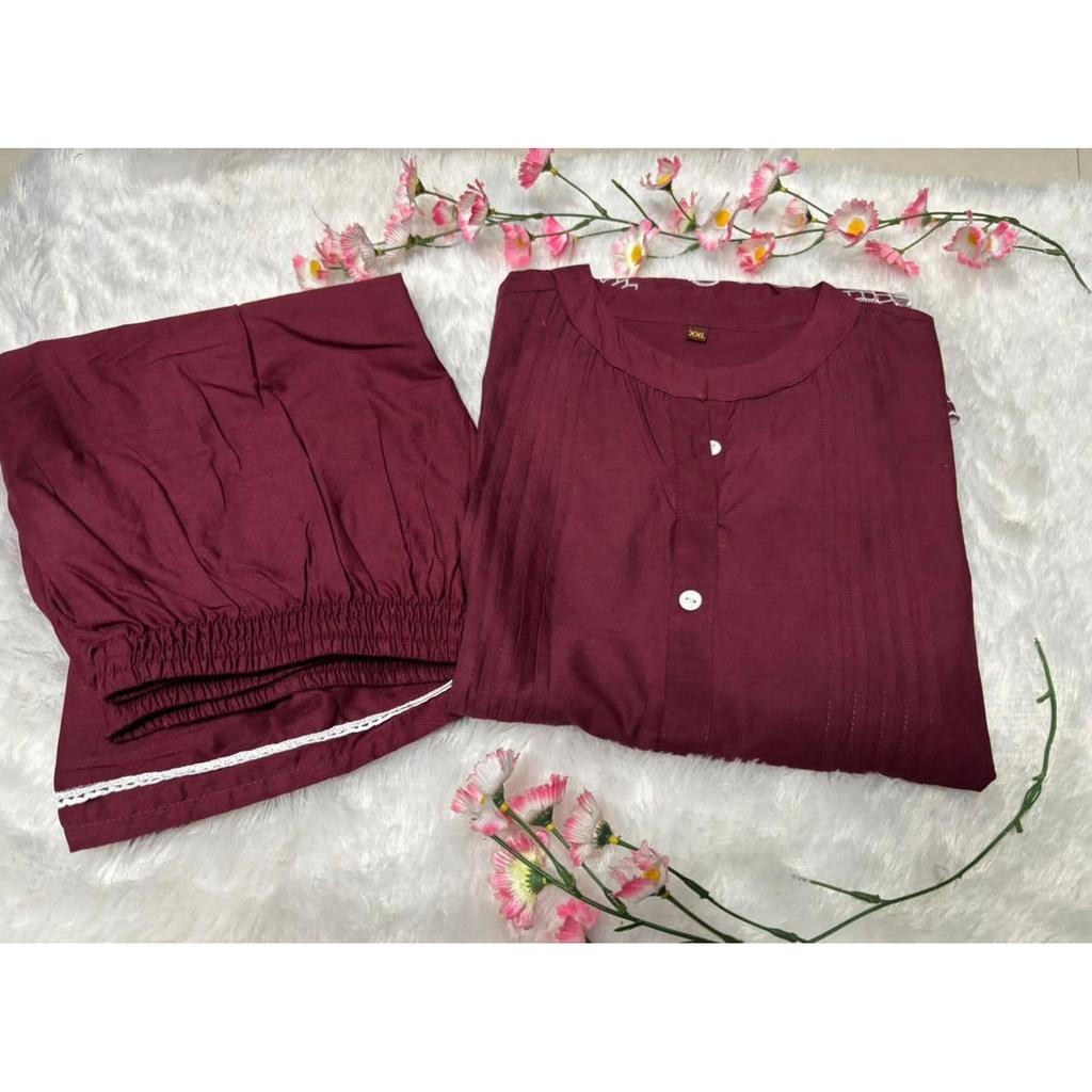 Designer Pakistani Cotton Kurti Pant Set Indian Women Ethnic Top Kurta Cord Set