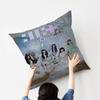 Kpop I-ILLIT Cantante Cuscino Regalo Decorazione Ufficio Casa Camera da Letto Divano Auto Copricuscino Custodia 45x45