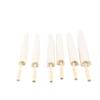 6Pcs Small White Paper Umbrellas 23.6in Chinese Japanese Parasol Oiled Paper Decorative for Weddings Bridal Showers Crafts Photography Party Decor