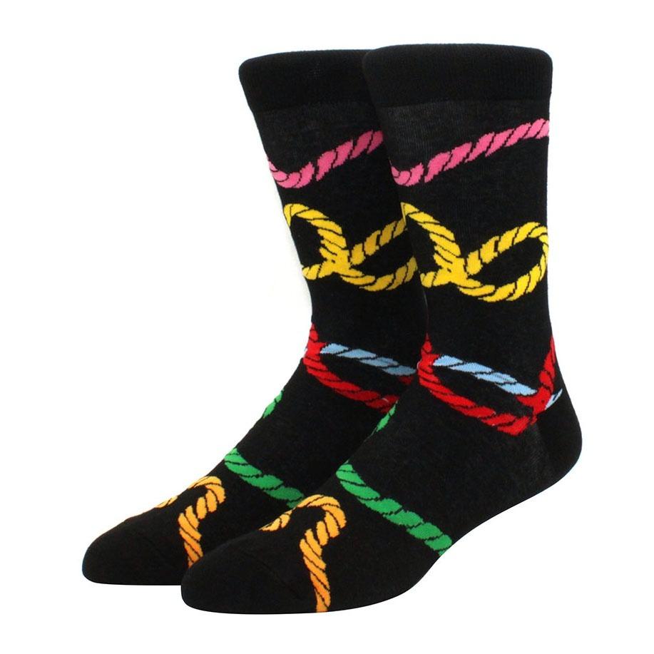 Herren mehrfarbig bedruckte Früchte, Essen, Damensocken, lustig, Skateboarden, Hip-Hop, Tiere, Socken