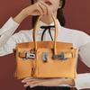 Premium Platinum Bag High Quality Leather Women's Bag Large Capacity Commuter Handbag