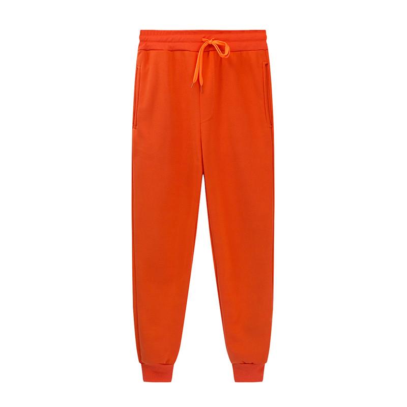 Unisex Solid Color Fleece Hoodie and Sweatpants Set