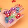5/10/2030/50/100 Stück Nähklammern-Ordner mit Plastikboxen für Bastelwerkzeuge Bücher Handarbeiten Plastikclips in verschiedenen Farben sind leicht zu sortieren