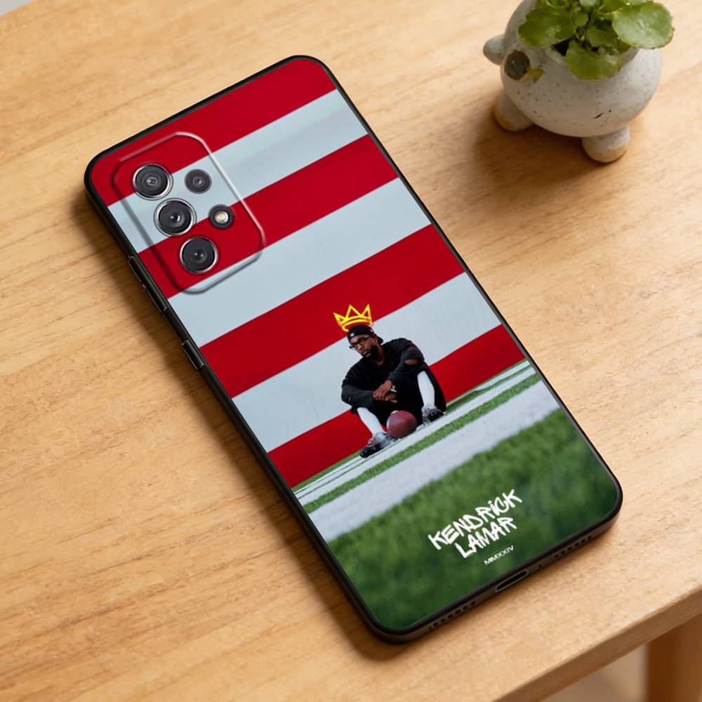 K-Kendrick Lamar Rapper Phone Case For Samsung Galaxy A73,21,22,32,71,53,52,51,80,5G Soft Black Cover