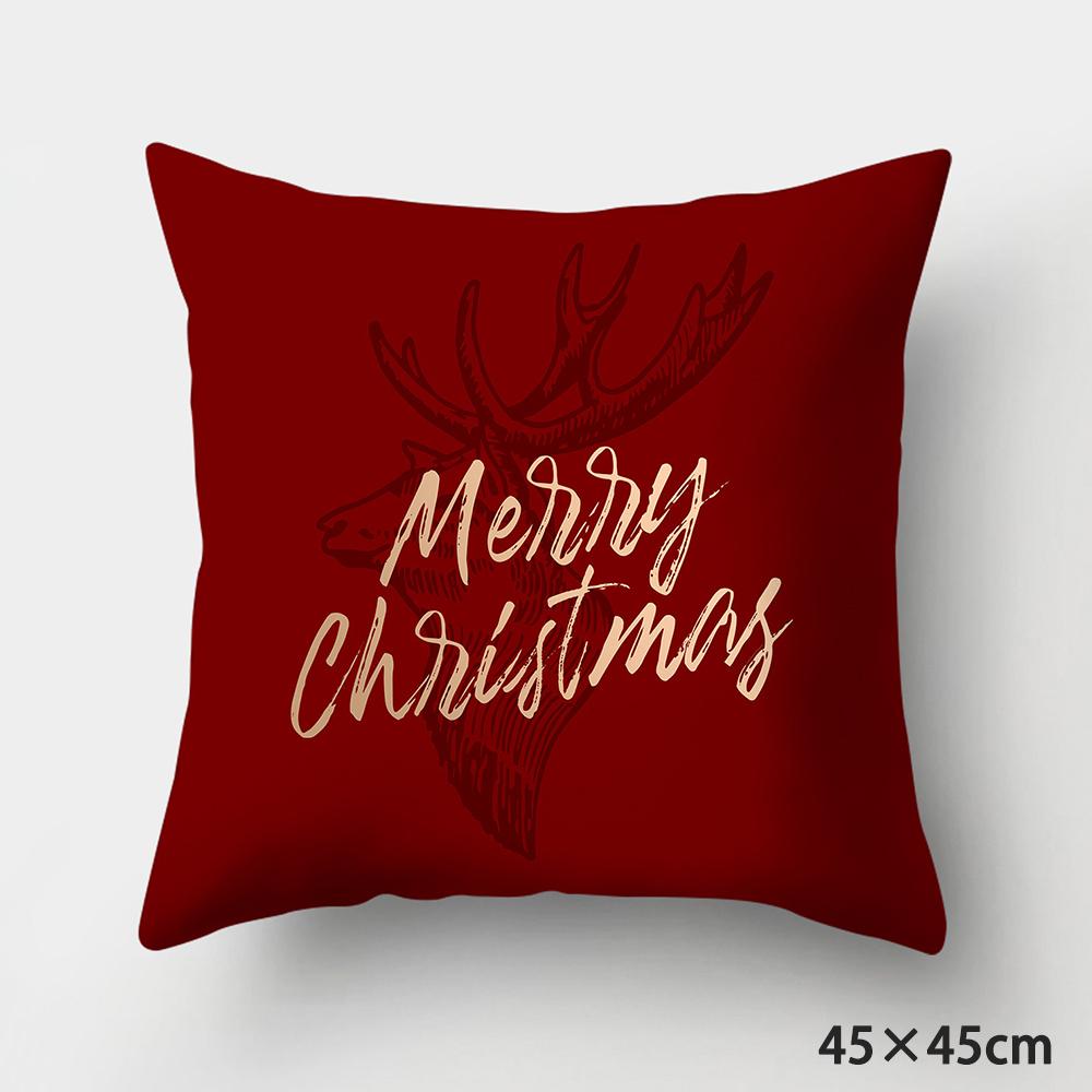 Christmas Cushions Happy New Year 2022 Wedding Decor Patterns from  Home  Gifts