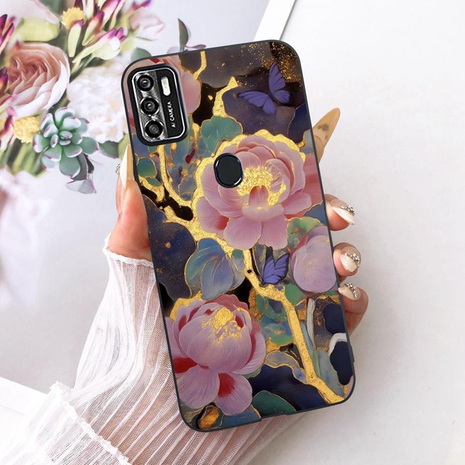 For ZTE Blade A7s 2020 Case A7020 Cute Lion Fashion Painted Cover Soft TPU Matte Phone Case For ZTE Blade A7s 2020 BladeA7s Bags