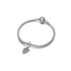 Pandora MOMENTS Fashion Trend Versatile Sparkling Puzzle Charm Women's Silver 792241C01