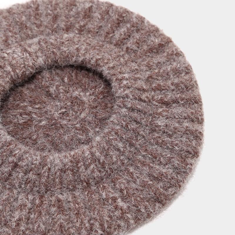 Breathable Wool Blend Beret Design Cold Weather Hat Adjustable Fit Autumn Winter Hat For Men And Women