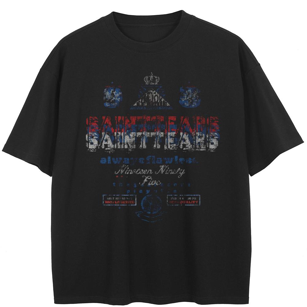 Streetwear Morsom Grafisk T-skjorte Bomulls-t-skjorte Unisex Topper Tees Sommer Kortermet T-skjorte