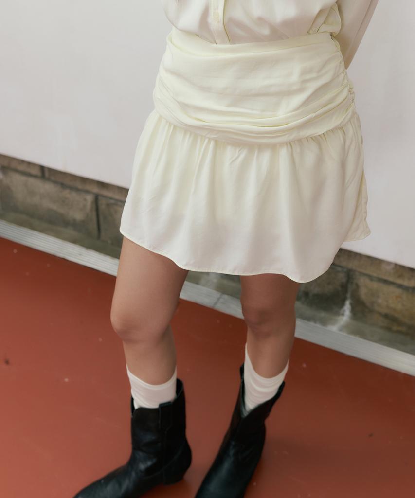 Riorg Ref Drape Skirt Cream