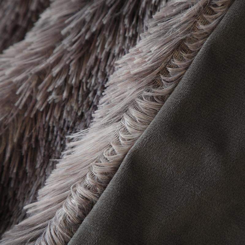 All-season Dormitory Small Blanket Nordic Style Polyester Crystal Velvet Sofa Blanket Simplicity Household Tie-dyed Nap Blanket