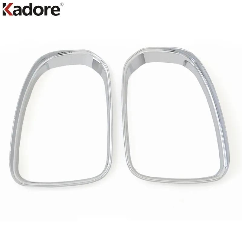 For Volvo XC60 XC 60 2018-2025 2026 Chrome Side Door Rearview Mirror Eyebrow Rain Shield Sun Visor Cover Trim Car Accessories