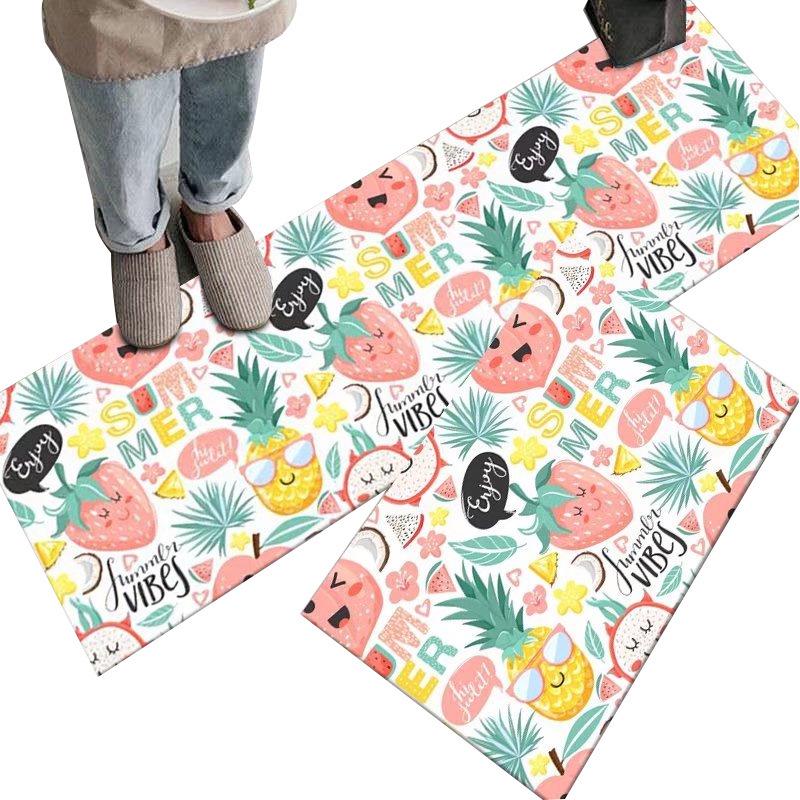 Cute Animal Kitchen Floor Mat - Absorbent & Anti-Slip Long Carpet for Home Entrance