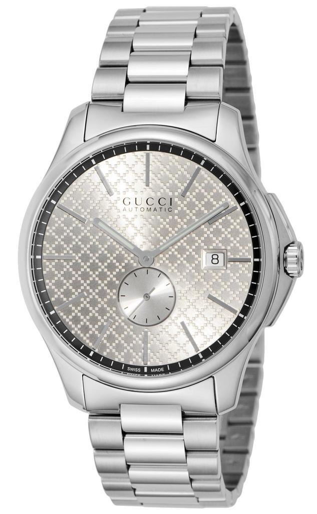 Gucci Watch with Silver YA126320 G-Timeless Dial,