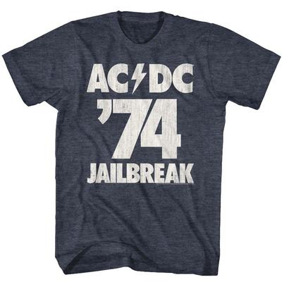 AC/DC Jailbreak 1974 Rock and Roll Musik Band T-Shirt