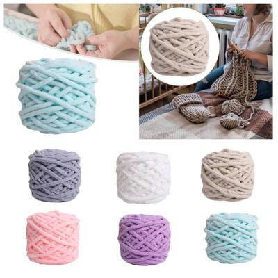 Thick Chunky Yarn, Bulky Yarn, Comfortable, Lightweight, Washable, for Crafts,