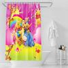 Winnie Puuh Anime Duschvorhang Niedliche Badewannen-Wasserdichte Vorhänge Für Wohnzimmer Luxus-Set Bildschirm Badezimmer Zubehör Sets