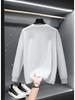 Men's 2025 Heavyweight Embroidered Long Sleeve Hoodie - Autumn/Winter Fashion Round Neck T-shirt