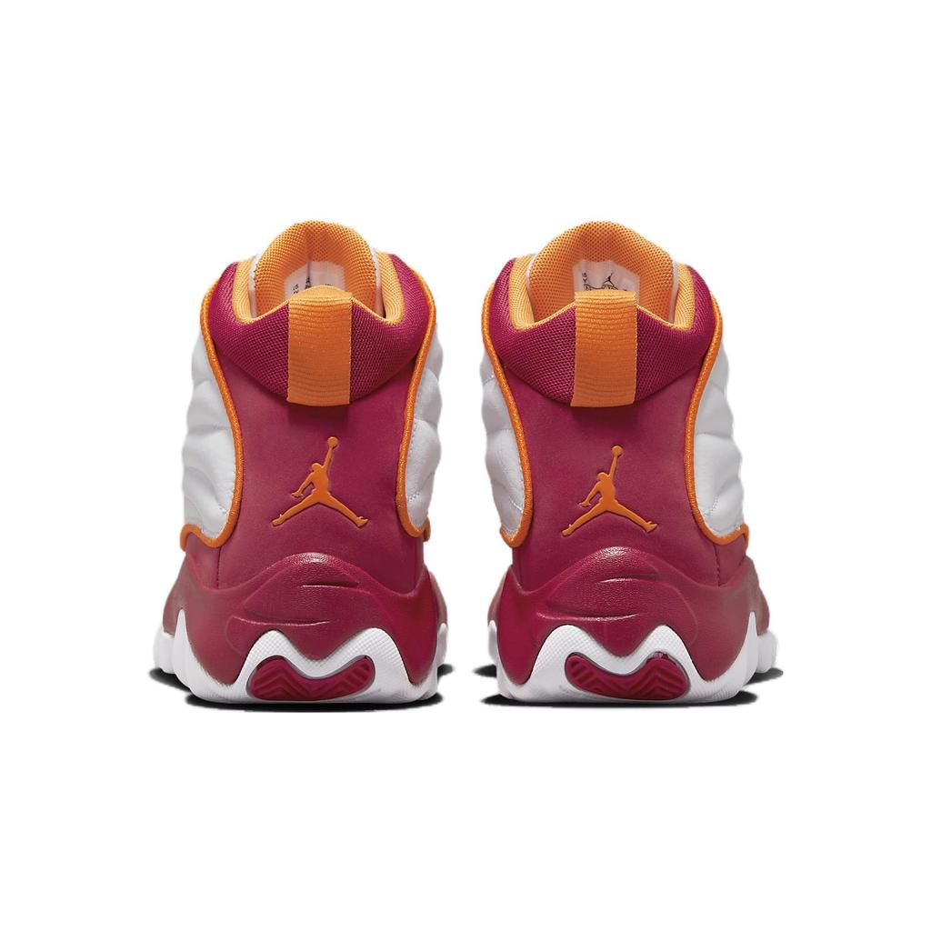 New Jordan Pro Strong Slip Resistant Mid Top Children's Basketball Shoes White Red Teenagers DC7911-168