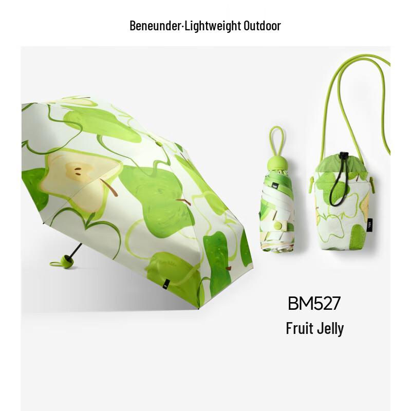 Banana Under BM527 Fruit Fun Series Five-Fold Sun/Rain Umbrella