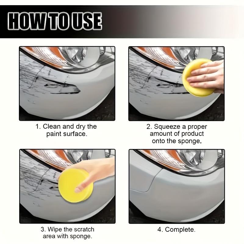 7.05oz White Car Polishing Wax Kit, Paint Maintenance Scratch Repair Decontamination New Car Coating Car Care Car Paint Surface