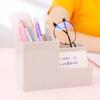 Creative Stationery Pen Desk Holder Desktop Mobile Phone Holder Organizing Box Simple and Large Capacity Office Storage Supplies