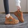 Autumn and Winter High-top Sneaker Size Platform Dad Shoes Show Small Feet, New Velvet Casual Shoes