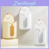 Modern Plastic Wallmounted Tissue Box With No Drilling For Bathroom And Living Room Storage