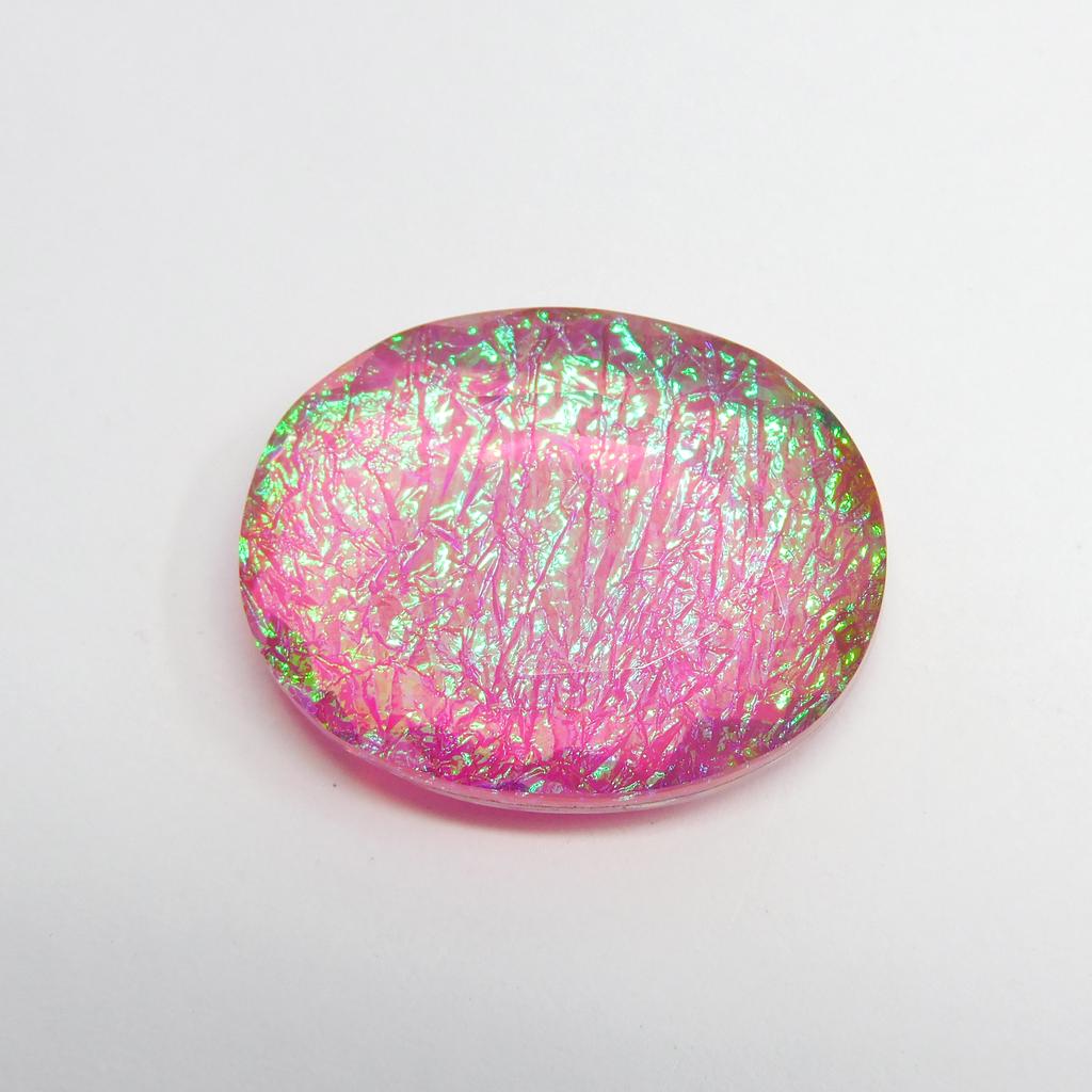 Ammolite for Jewellery 60.20 ct Lab-Created Oval Cut Loose Gemstone for Jewelry Making and Crafts