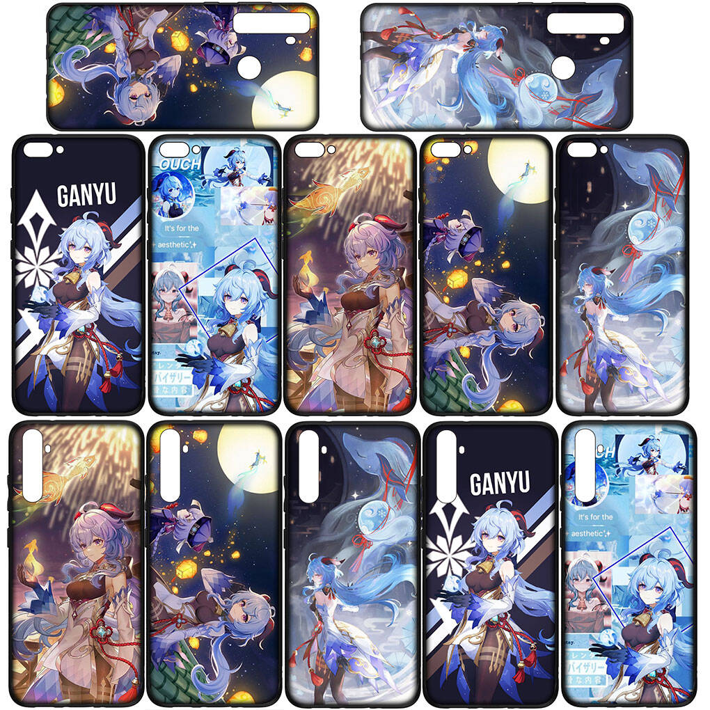 for Motorola Moto Edge 70 60 50 G54 G86 Samsung Galaxy S25 iPhone 17 16 15 Xiaomi Redmi Note 14 Pro Max Phone Case Ganyu Genshin Impact Gan Yu Cover