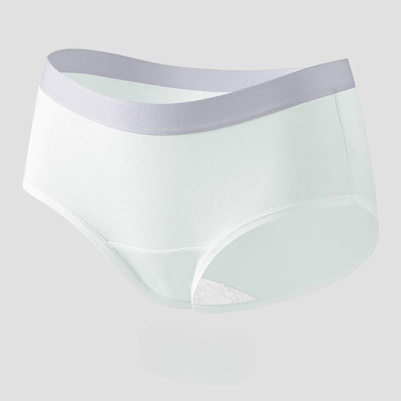 

Minimally Contrasting Pure Cotton Panties with Antibacterial Waist and Elastic Buttocks Oversized Student Women’s Panties M зелений
