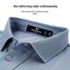 SEPTWOLVES Men's Striped Soft Polo Shirt