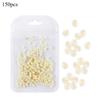 150pcs 3D Nail Art Charm Decoration Nail Rhinestones Acrylic Petals Nail Art Decorations Kit for DIY Nail Accessories