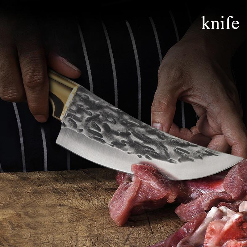 Forging Boning Knife Slaughtering Knife Chef's Kitchen Set Professional Division Knife Peeling Pig Knife