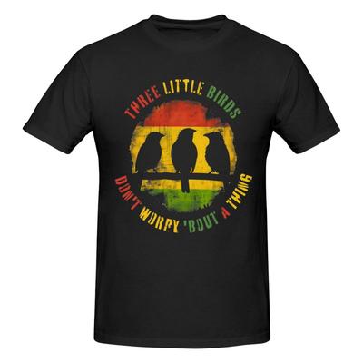 Three Little Birds Fun T Shirts Graphic Y2k Idea Oneck Unisex Wounisex Tshirt Tops