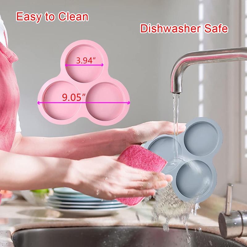 Silicone Air Fryer Egg Pan Mold Reusable Non-Stick Air Fryer Eggs Steamer Tray Cake Mold Kitchen Baking Cooking Accessories