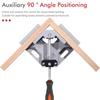 Right Angle Clamp 90 Degree Woodworking Right Angle Holder Glass Right Angle Holder Fast Welding Right Angle Clamps Intensifier