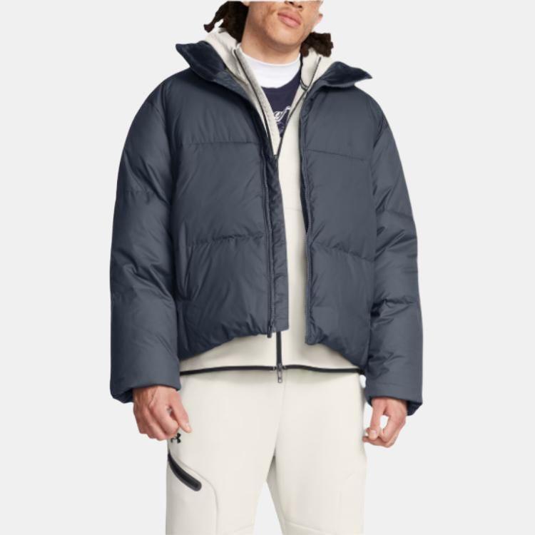 Under Armour ColdGear Down Jacket Men's Blue Gray 1384643-044