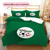 Les Fennecs Pattern Bedding Quilt Set  Home Decoration  Gift (1 * duvet cover + 2 * pillowcase  without core)