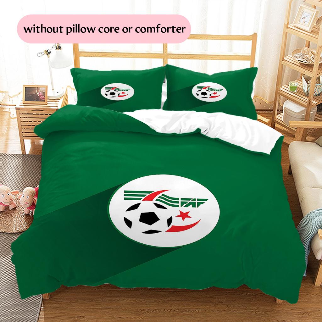 Les Fennecs Pattern Bedding Quilt Set  Home Decoration  Gift (1 * duvet cover + 2 * pillowcase  without core)