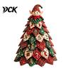 Kit Artigianale Albero di Natale da Tavolo Kit Trapuntato Fai da Te, Set Patchwork di Tessuto 3D per Progetti di Cucito Principianti Principianti, Decorazione Festiva Fatta a Mano con