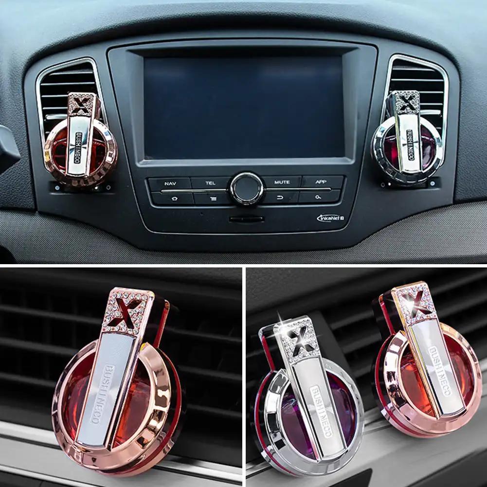 Car Fragrance Diffuser Essential Oil Vent Clip Air Freshener Portable Aromatherapy Air Vent Perfume Parfum Car Perfume