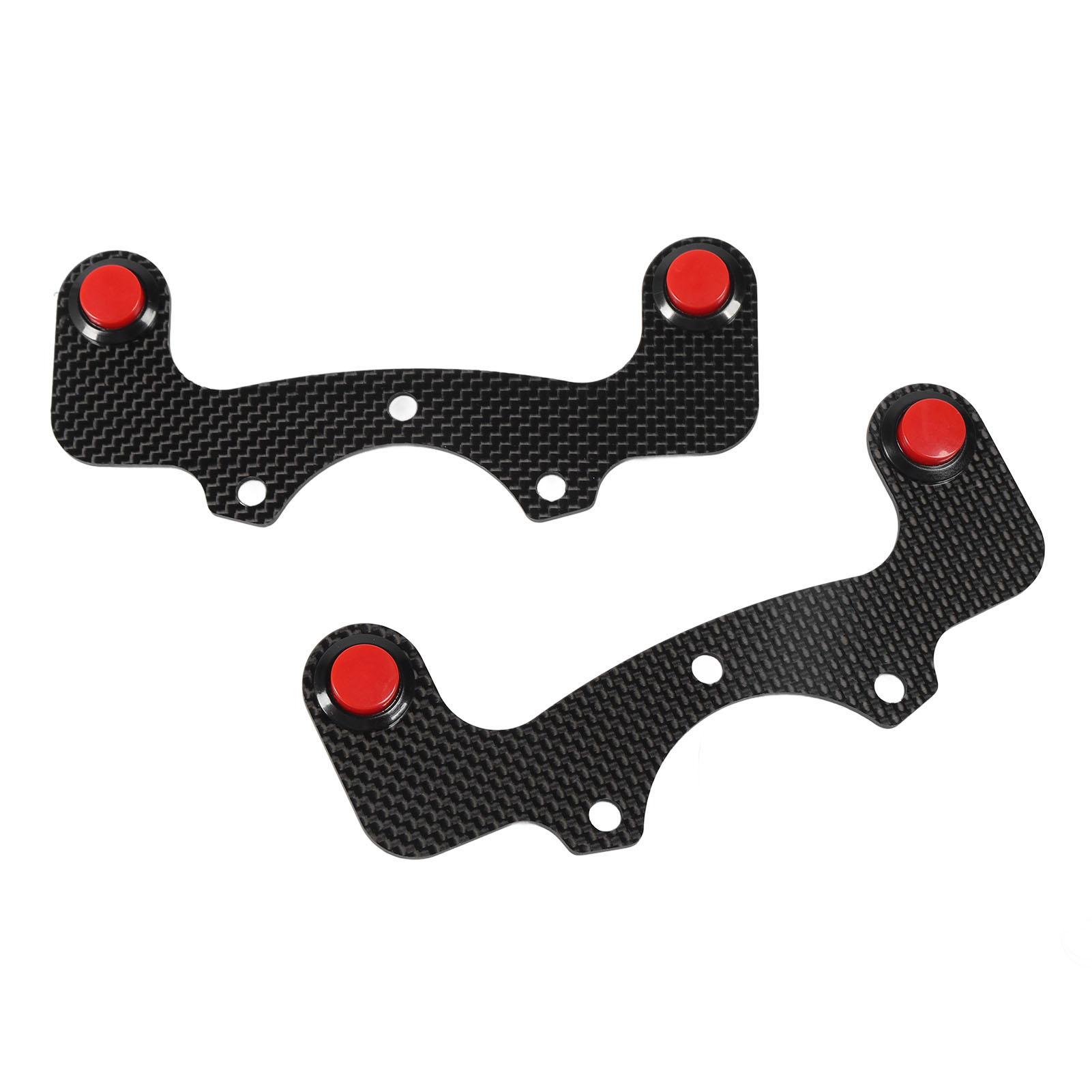 2 Stuks Stuurhoornknop Carbon   Verbeterde Functionaliteit Externe Hoornknop Kit Vervanging voor   6   Stuurwiel
