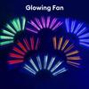 Colorful Club Dancing Lights Fan Handmade Glowing Hand Fan  Easter Gift Duck