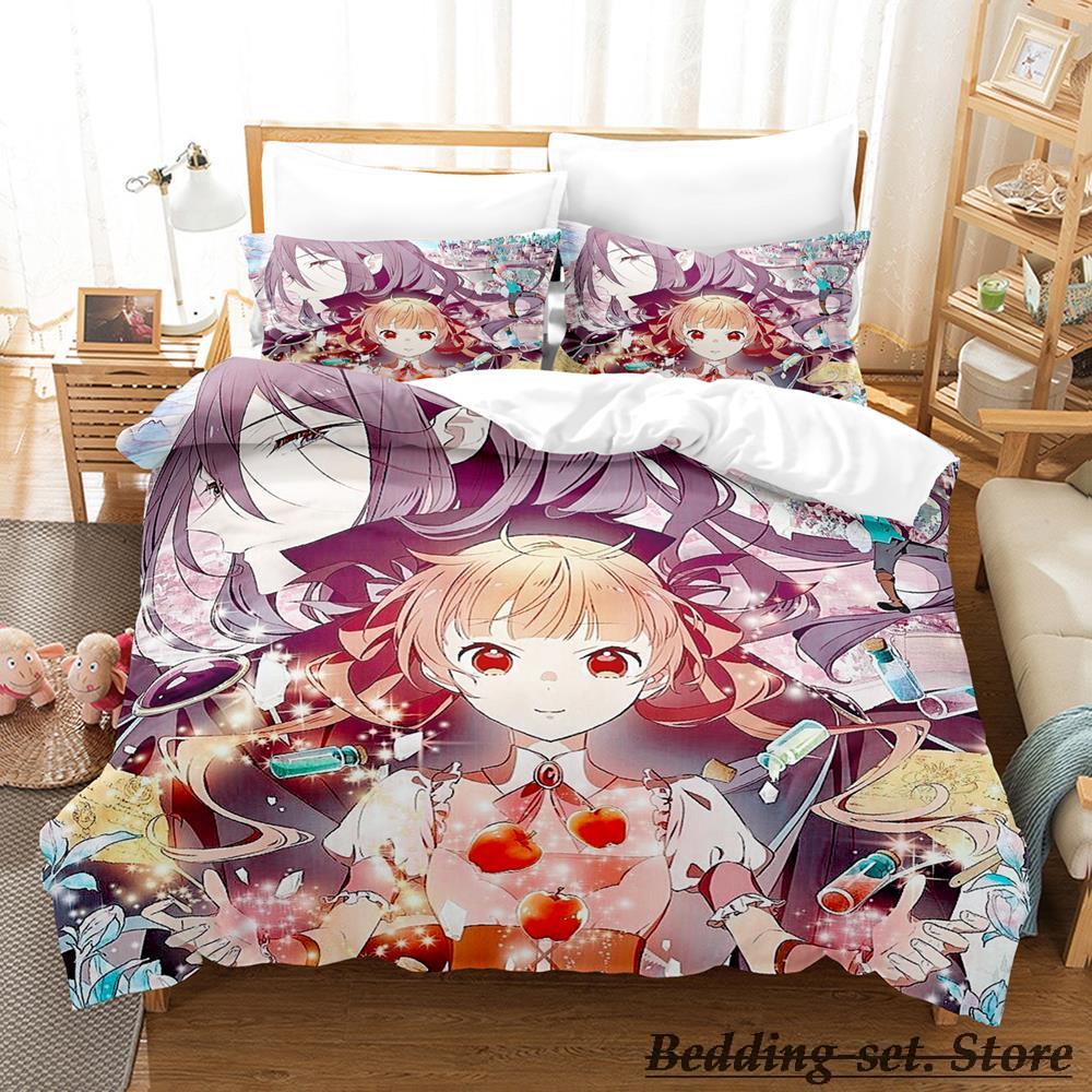 Sugar Apple Fairy Tale Bedding Set Single Twin Full Queen King Size Bed Set Adult Kid Bedroom Duvetcover Sets Anime